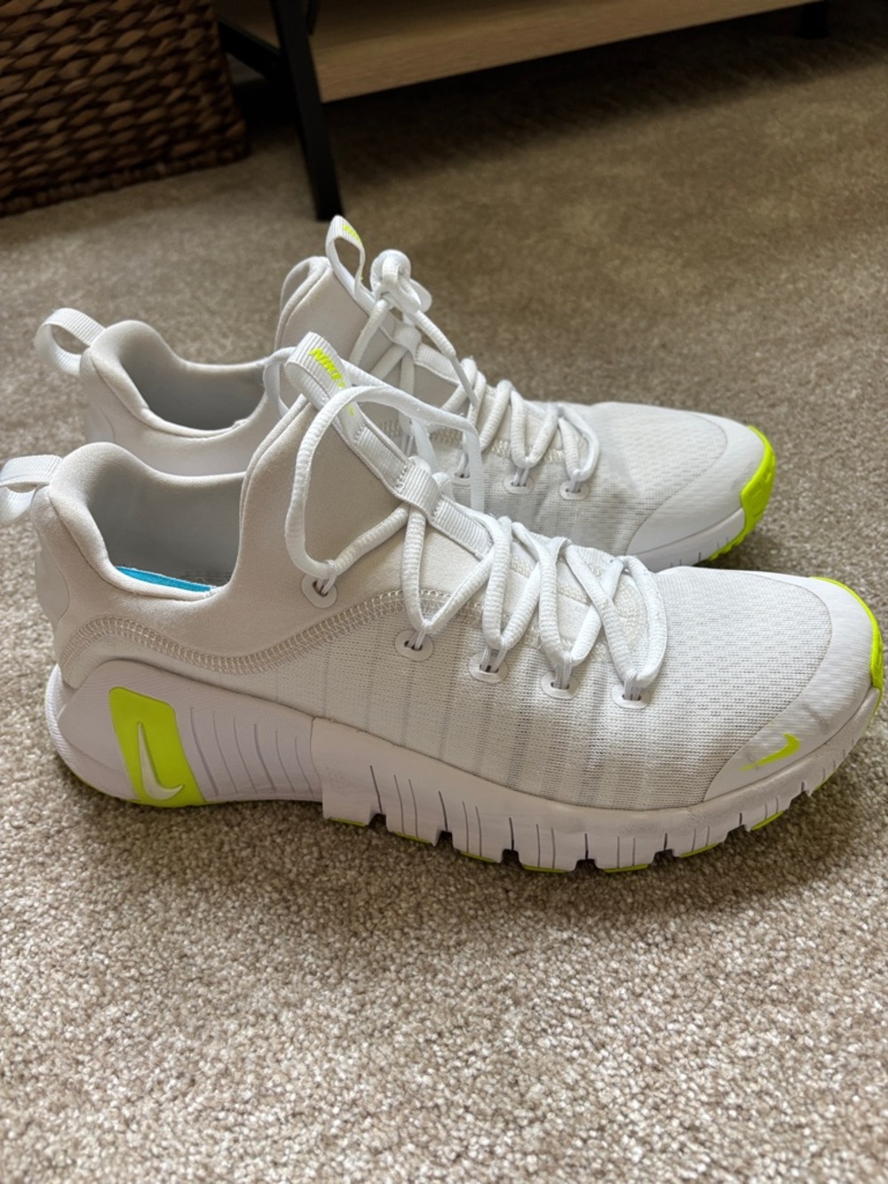 Nike White Metcon Free